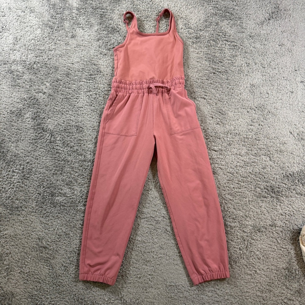 Abercrombie Kids Girls YPB Active Jumpsuit Size 5/6 Pink Breathable Jogger
